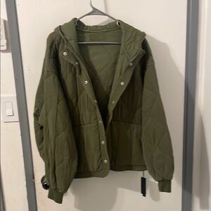 Olive Green Utility Jacket
